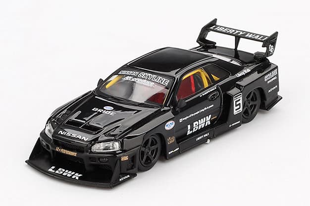 日産 LB-ER34 スーパーシルエット スカイライン ブラック 右ハンドル