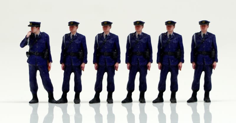 機動警察パトレイバー 警察官6体セット