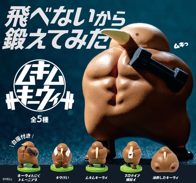 【BOX販売】ムキムキキーウィ （全5種） 1BOX:10個入
