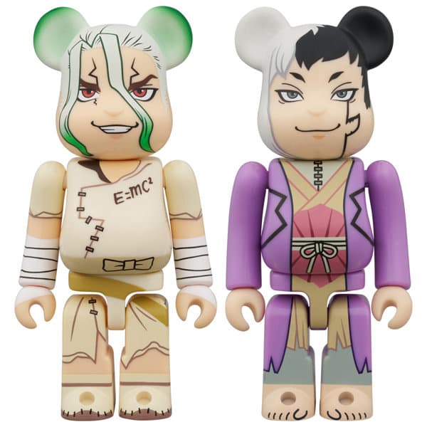 BE@RBRICK 石神千空 ＆ あさぎりゲン 2PCS SET