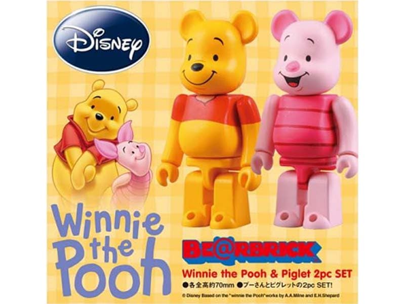 BE@RBRICK Winnie the Pooh ＆ Piglet 2PACK set