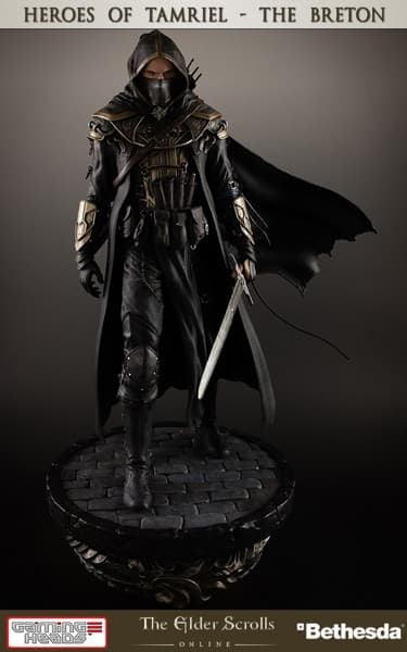 【豆魚雷流通限定】ザ・エルダー・スクロールズ・オンライン/ ヒーローズ・オブ・タムリエル ブレトン 16インチ スタチュー