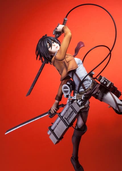 Hdge technical statue No.5 進撃の巨人 ミカサ 訓練兵団Ver.