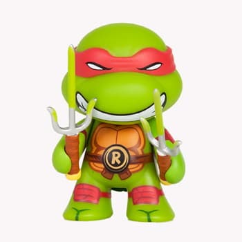 『ティーンエイジ・ミュータント・ニンジャ・タートルズ』【キッドロボット 3インチ・フィギュア】「ウーズ・アクション」ラファエロ