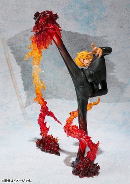 【再販】フィギュアーツZERO サンジ-Battle Ver.悪魔風脚 画竜点睛ショット-（ディアブルジャンブ フランバージュショット）