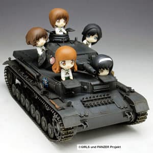 1/35 ガールズ＆パンツァー IV号戦車D型 あんこうチーム プチあんこうチーム付き限定版です！