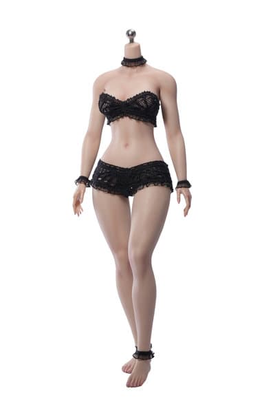 TBリーグ 1/6 スーパーフレキシブル 女性シームレスボディ スリムウエスト・カーヴィー ヘッドなし/足首取り外し式/サンタン
