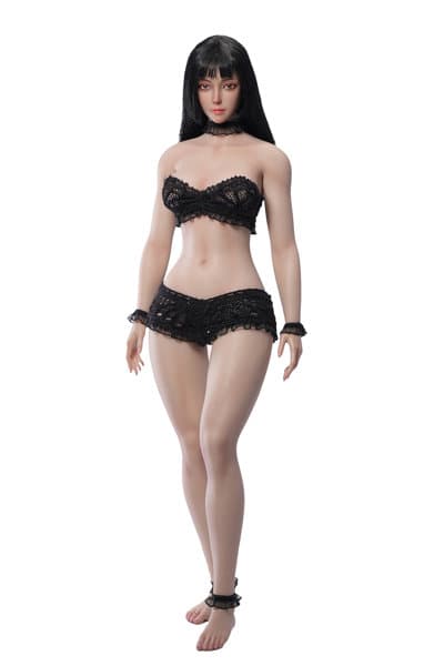 TBリーグ 1/6 スーパーフレキシブル 女性シームレスボディ スリムウエスト・カーヴィー ヘッド付/足首取り外し式/サンタン