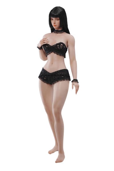 TBリーグ 1/6 スーパーフレキシブル 女性シームレスボディ スリムウエスト・カーヴィー ヘッド付/足一体型/サンタン