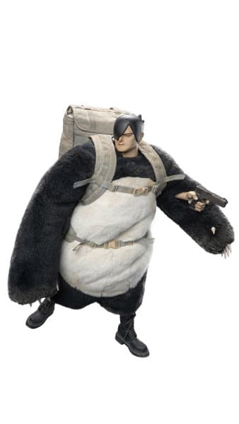 Underverse 1/6 Adventure Kartel Series DIRTY BOI PANDA HANDSOME WU Action Figure