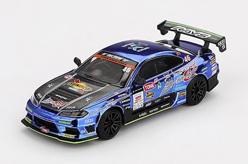 Nissan シルビア (S15) D1 GP 2023 #46 D-MAX RACING (右ハンドル) 日本限定