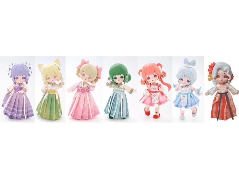 【BOX販売】ユンライ食堂 可動人形ブラインドボックス Yunlai Dimsum SeriesVol.2 Blind Box(1BOX=6個入)