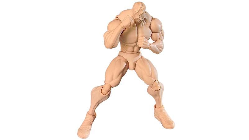 Kトイズ 1/12 マスキュラーマン アクションフィギュア ボディ イエロー