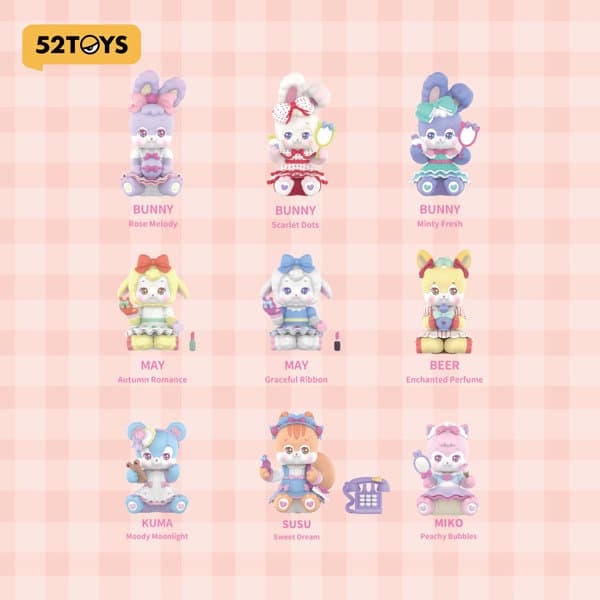 【BOX販売】52TOYS BLINDBOX FUWAFUWA グラマーキューティー(1BOX=8個)