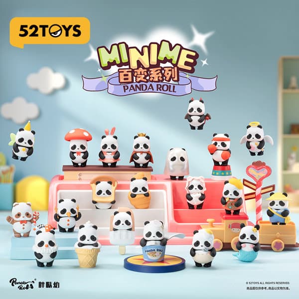 【BOX販売】52TOYS BLINDBOX パンダロール ミニミー ドレスアップシリーズ(1BOX=20個)