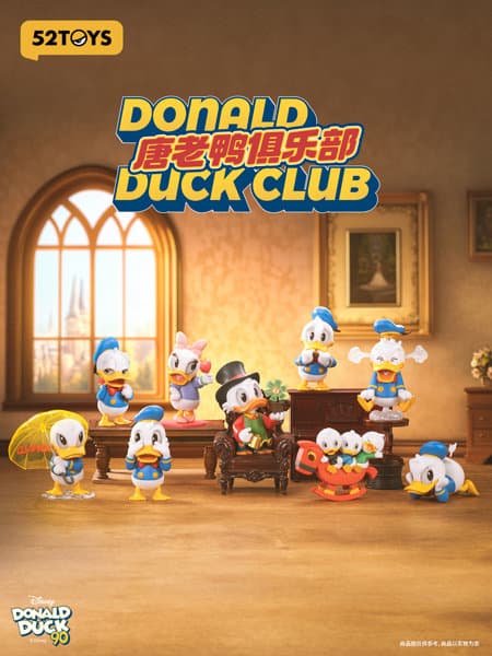【BOX販売】52TOYS BLINDBOX ディズニー ドナルドダッククラブ(1BOX=8個)