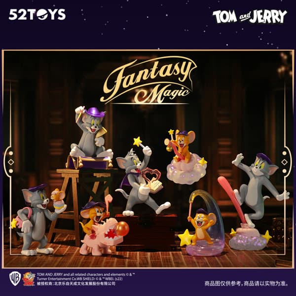 【BOX販売】52TOYS BLINDBOX トムとジェリー ファンタジーマジック(1BOX=6個)