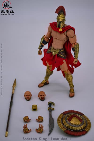 WIND TOYS Spartan King Leonidas I(スパルタンキング レオニダス) 1/12スケール 可動フィギュア スタンダード版