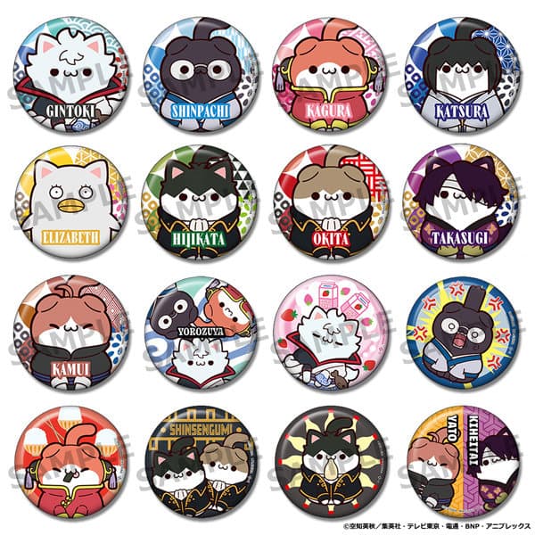 【BOX販売】MEGA CAT PROJECT 銀魂 にゃん魂!ニャーニャーニャーニャー缶バッジコレクション