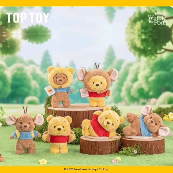 【BOX販売】ディズニー くまのプーさんと親友のルー ぬいぐるみマスコット(1BOX=6個入)
