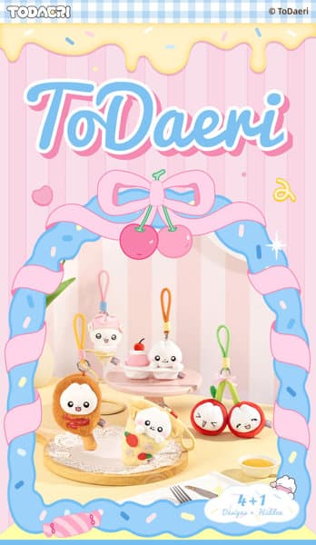 【BOX販売】ToDaeri Afternoon Tea Time シリーズ トレーディングプラッシュ(1BOX=4個入)