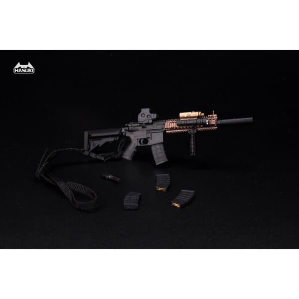WM-04B アサルトライフルセット ブラック アクションフィギュア用完成品オプションパーツ