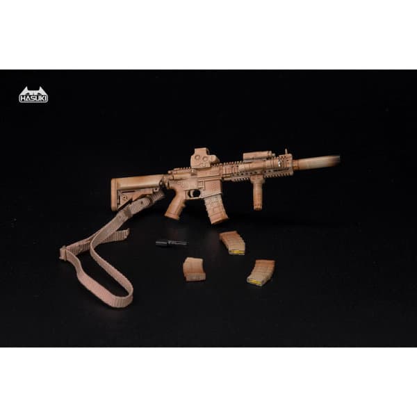 WM-04C アサルトライフルセット デザートカモフラージュ アクションフィギュア用完成品オプションパーツ