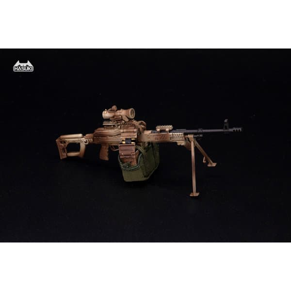 WM-05B 汎用機関銃セット デザートカモフラージュ アクションフィギュア用完成品オプションパーツ