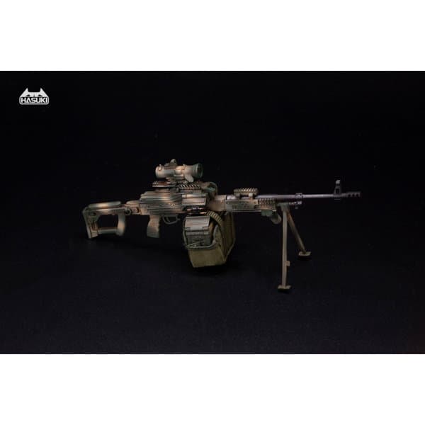 WM-05C 汎用機関銃セット ジャングルカモフラージュ アクションフィギュア用完成品オプションパーツ
