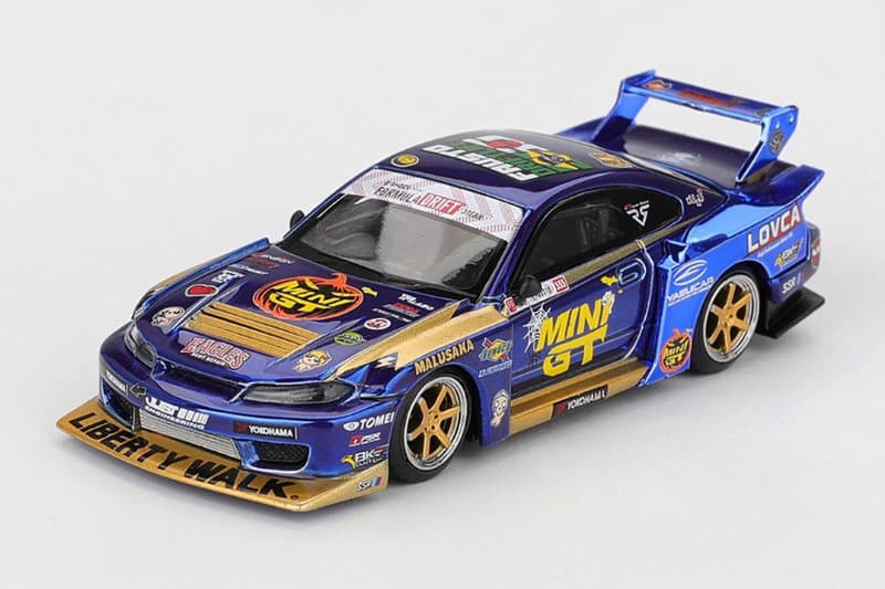 Nissan シルビア(S15) LB-Super Silhouette #555 2025 Formula Drift ハロウィンスペシャル Team MINI GT Liberty Walk(右ハンドル)