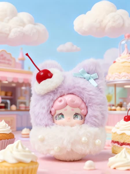 【BOX販売】Lucky DeerNai おやすみうさぎ ふわふわアイスシリーズ(1BOX=6個入)