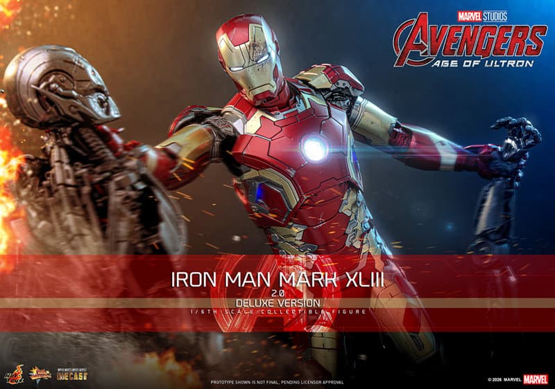 【ムービー・マスターピース DIECAST】 『アベンジャーズ/エイジ・オブ・ウルトロン』1/6スケールフィギュア アイアンマン・マーク43(2.0/デラックス版)