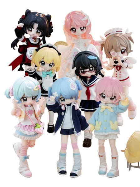 【BOX販売】Unveiled Door 鍵の精霊シリーズ BJDブラインドドール (全6種+2) 1BOX:6個入