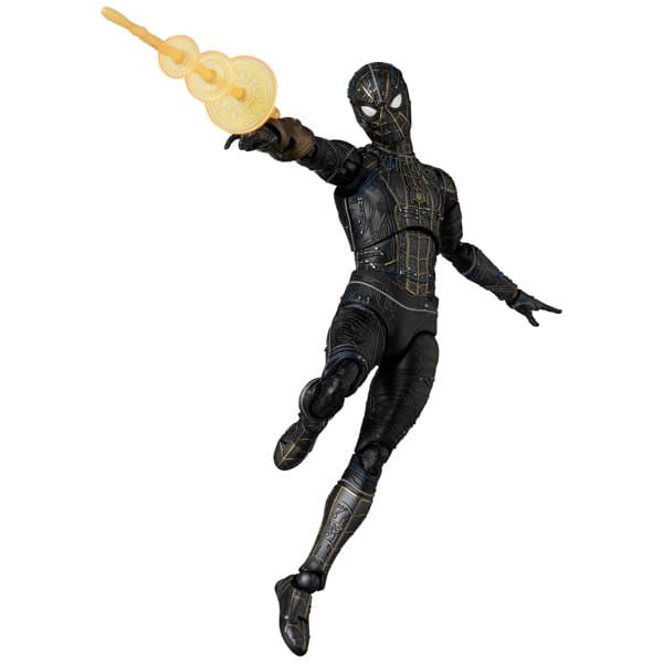 MAFEX SPIDER-MAN BLACK & GOLD SUIT MARVEL