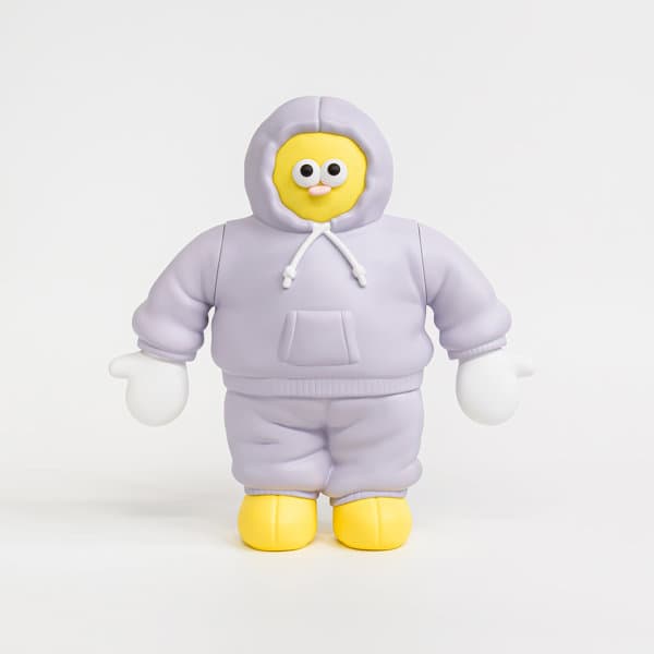 【再販】#1 スウェットを着たソフビのトモダチ!