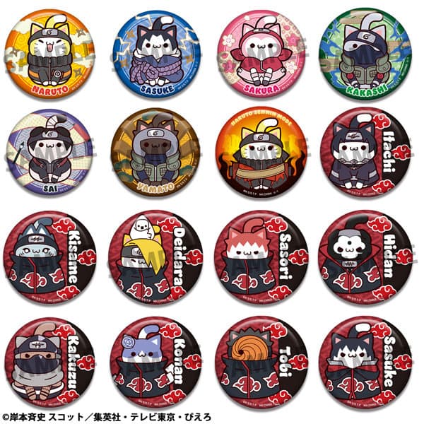 【BOX販売】MEGA CAT PROJECT NARUTO-ナルト- 疾風伝 ニャルト! 缶バッジコレクション 2