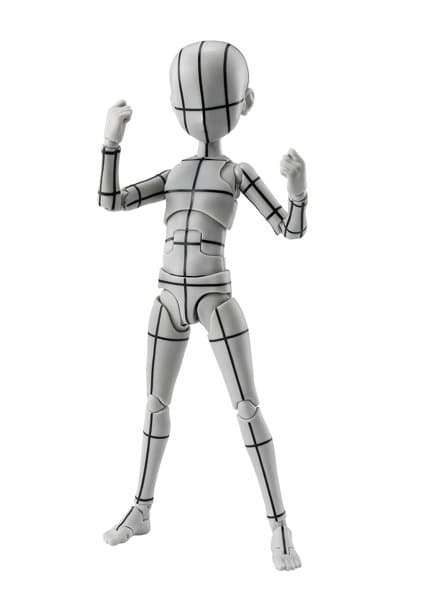 S.H.Figuarts ボディくん -杉森建- Edition-ワイヤーフレーム-(Gray Color Ver.) ボディくん / ボディちゃん シリーズ