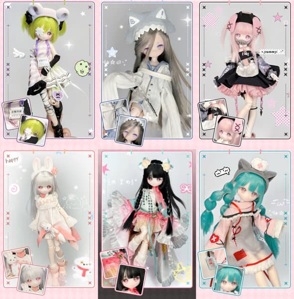 【BOX販売】可愛い怪談 1/8 BJD(1BOX=4個入)