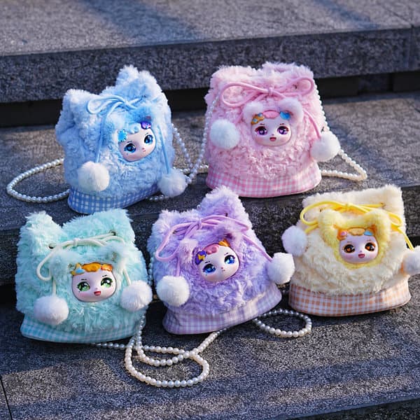 【BOX販売】Ula 天気シリーズ ソフビ×ぬいぐるみ ショルダーバッグ ブラインドボックス(1BOX=4個入)