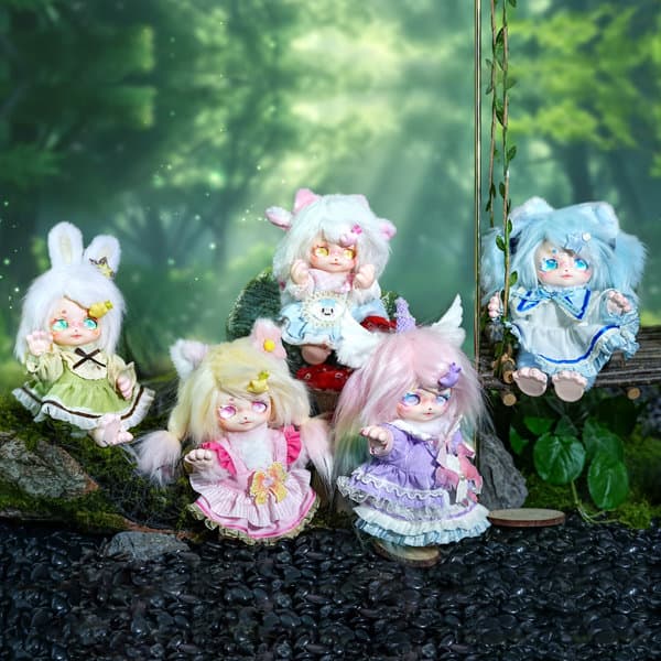 【BOX販売】フォレストファミリーシリーズ ソフビ付きぬいぐるみ ブラインドボックス(1BOX=4個入)