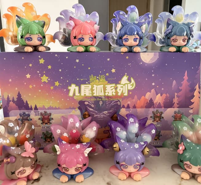【BOX販売】002_CHUANG WEI LAI 九尾の狐との出会いシリーズ トレーディングフィギュア(1BOX=8個入)