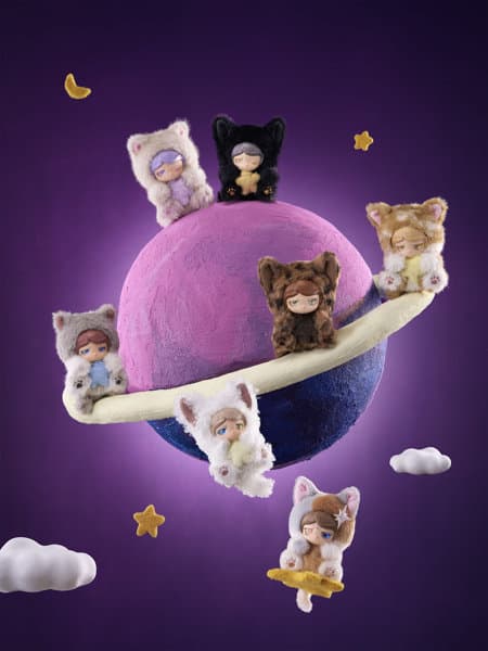 【BOX販売】004_GOHO MO - Cat ウィッシュスターシリーズ トレーディングプラッシュ(1BOX=6個入)