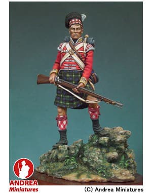 アンドレアミニチュア S7-F4 スペイン 民衆軍(ゲリラ) 1807-14年