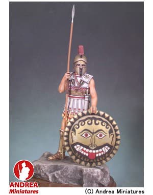 アンドレアミニチュア S8-F6 古代ギリシア 歩兵(紀元前460年)