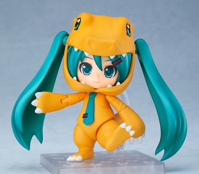ねんどろいど キャラクター・ボーカル・シリーズ01 初音ミク/デジモンアドベンチャー 初音ミク きぐるみアグモンVer.