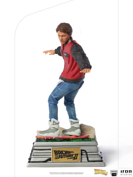 『バック・トゥ・ザ・フューチャー PART2』【アイアン・スタジオ スタチュー】「アートスケール」1/10スケール マーティ・マクフライ(ホバーボード)