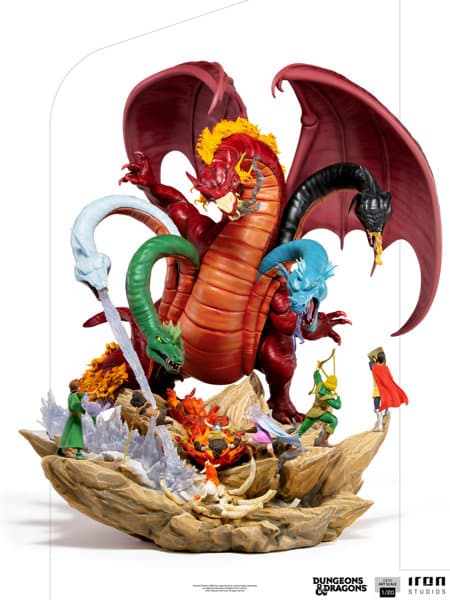 『ダンジョンズ&ドラゴンズ』【アイアン・スタジオ スタチュー】「デミ・アートスケール」1/20スケール ティアマト・バトル