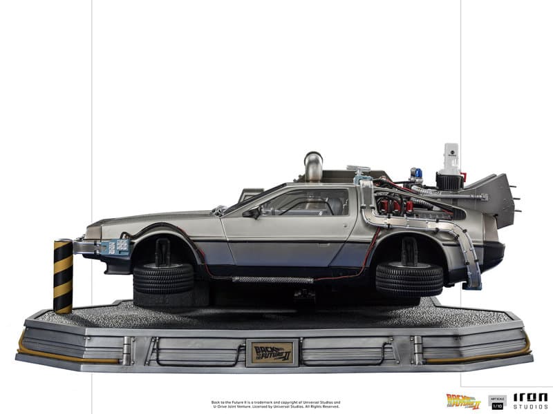 『バック・トゥ・ザ・フューチャー PART2』【アイアン・スタジオ スタチュー】「アートスケール」1/10スケール デロリアン・タイムマシン