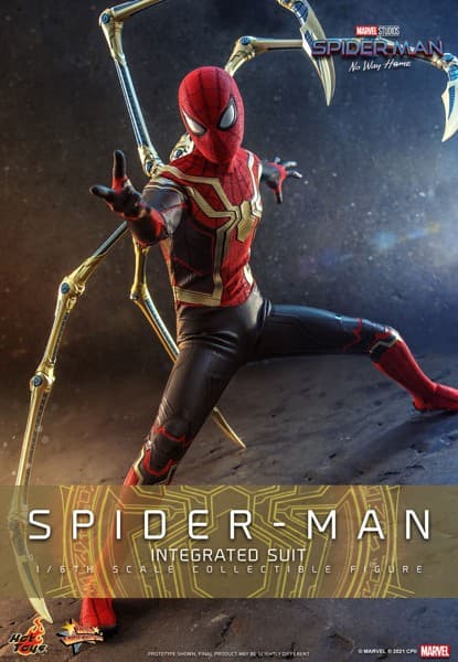 【ムービー・マスターピース】 『スパイダーマン:ノー・ウェイ・ホーム』1/6スケールフィギュア スパイダーマン(インテグレーテッドスーツ版)