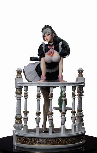 ホリデーメイド モニカ・テシア (台座 大理石色) 1/4スケール 塗装済完成品